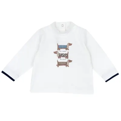 Bluza copii Chicco, Alb, 00498-69MFCO