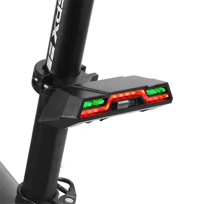 Lumină bicicletă oraș wireless, led, Negru