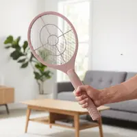 Paletă electrică anti insecte, 17x46 cm, culoare roz