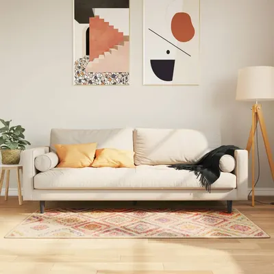 vidaXL Covor lavabil, multicolor, 80x150 cm