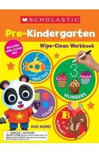 Scholastic Pre-K Wipe-Clean Workbook