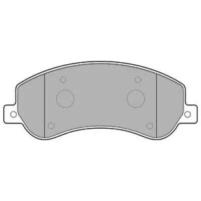 Set placute frana, frana disc DELPHI LP2257