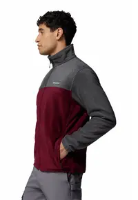 Bluza de trening - pentru trekking Steens Mountai 2.0 - Visiniu/Gri inchis