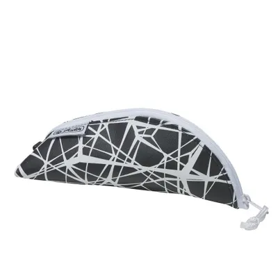 Penar tip etui, 1 fermoar, piele sintetica, Herlitz Black