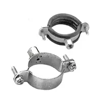 Colier Ranforsat-banda 20x2.0mm fara Protectie Cauciuc Piulita M10--110mm