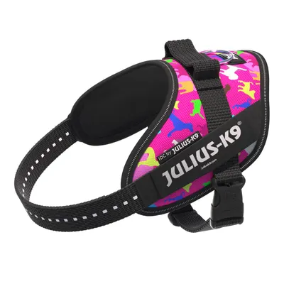 Ham JK9 IDC Power, negru, reflectorizant, circumferința piept 49-67 cm, pentru câini cu greutate de 7-15 kg