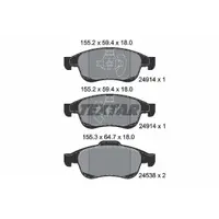 Set placute frana, frana disc TEXTAR 2491401