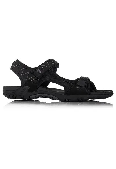 Sandale barbati SKARO - model S9507 - negru-gri - material sintetic - talpa cauciuc - stil casual