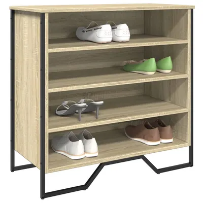 Gossi pantofar, stejar sonoma, 80x38x78 cm, lemn prelucrat