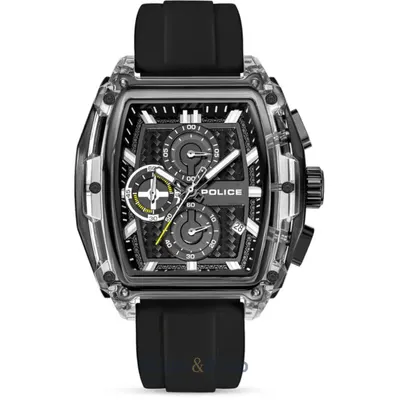 Ceas Police Police PEWGO00778X4 Mens watch Clout Tank Chronograph Set 46mm 3ATM