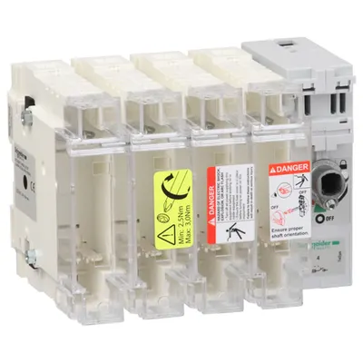 Corp Intrerupatoare Sigurante Tesys Gs2K - 4 Poli - 125 A - Din 22 X 58 Mm