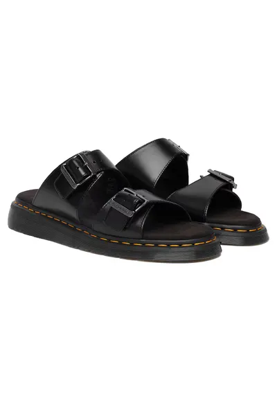Slapi DM31570001 - piele naturala - negru - plata