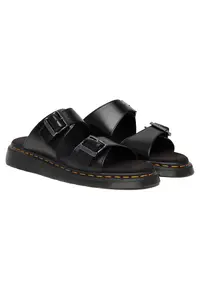 Slapi DM31570001 - piele naturala - negru - plata