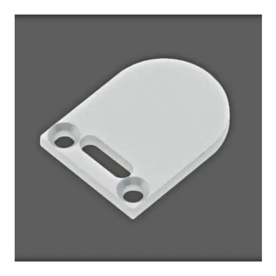 Profil end cap LBL round with longhole incl. Screws