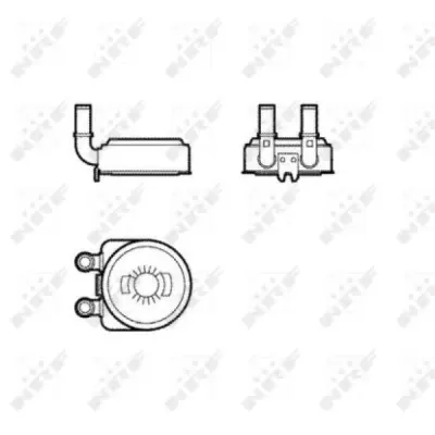 Radiator ulei, ulei motor NRF 31739