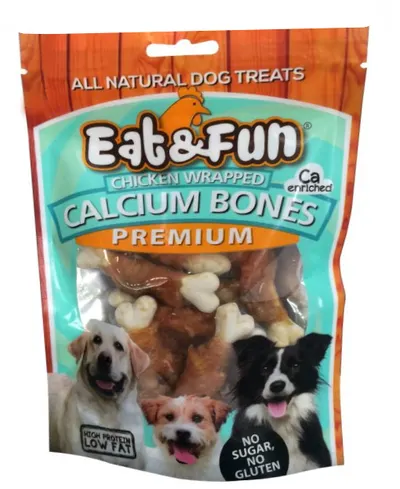 Eat&amp;Fun Recompense Caini Chicken Calcium Bones 100 G