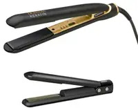 Set de plăci de îndreptat părul Gamma+ - Donna+ Keratin & Xceed Cordless, 240°C, ceramice, negru/auriu