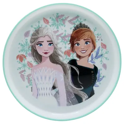 Farfurie cu bază antiderapantă Stor - Premium, Frozen Snowy Tale