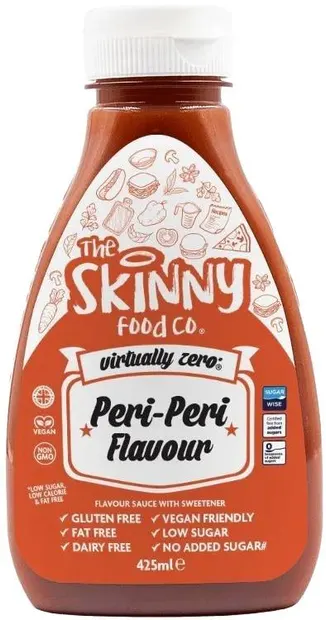 Skinny Food Co Skinny Sauce Peri-Peri Hot, 425 ml