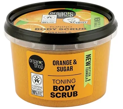 Organic Shop Exfoliant corporal Orange & Sugar, 250 ml