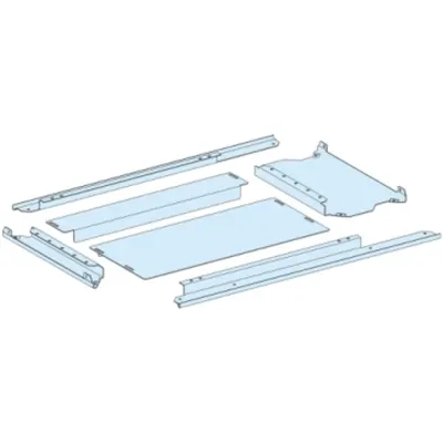 2 placi presetupe, PrismaSeT P, IP31, pentru tablou W 650+150mm D 400mm