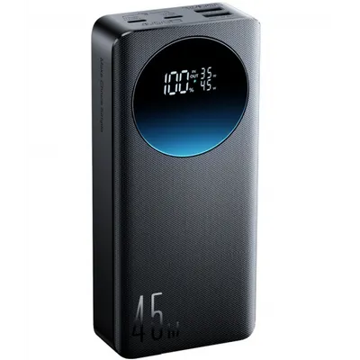 Baterie Externa Joyroom JR-PBF02 Pro, 20000mAh, 45W, QC + PD, 2 x USB-A - 2 x USB-C, Neagra