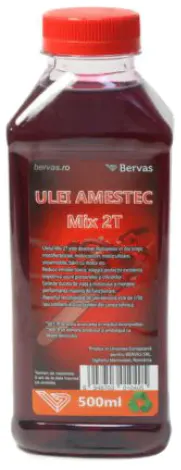UB Ulei amestec MIX 2T pentru drujba si MTC (motocositori) rosu 500ml