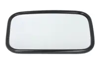 Sticla oglinda laterala Stanga/Dreapta potrivit LAND ROVER DEFENDER L316; RENAULT MASTER I 1980-2016 - (convexa; crom)