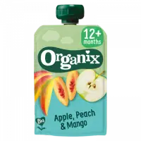 Piure ecologic BIO din Mar, Piersica si Mango 12+ luni, Organix | 100 g