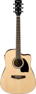 Chitara electrica acustica Ibanez - PF15ECE, Natural High Gloss
