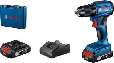 Șurubelnită cu acumulator Bosch - Professional GSR 185-LI, 18V, 2x2.0Ah Li-Ion