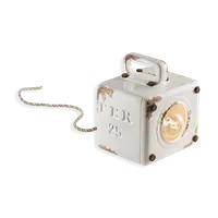 Veioza Retro Industrial Finish Vib - Vintage Bianco C1650