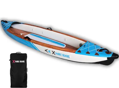 Canoe Kayak Gonflabil 1 loc Dropstitch 366 x 75 x 42 cm K-BLUE – PACHET COMPLET
