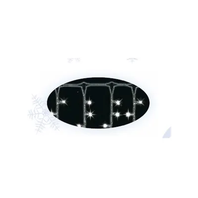 Perdea luminoasa PR33-WW FLASH: 900 LED-uri albe, cablu alb, 3X3 m