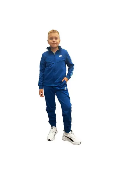 Set Trening Pentru Baieti - Kids - Marime L (147-158 cm) - Albastru - Confortabil Si Calduros - Ideal Pentru Sport Sau Timp Liber - Un Design Modern Si Dinamic