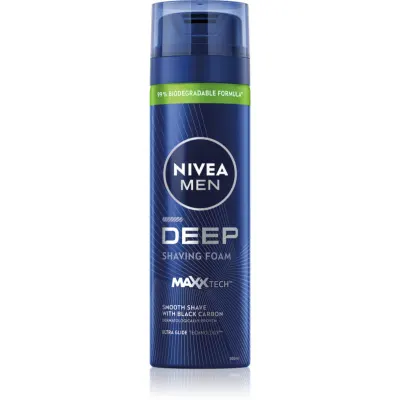 NIVEA MEN Deep spumă pentru bărbierit pentru barbati 200 ml