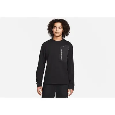 Tricou universal dn2049010 cu mânecă lungă negru bărbătesc