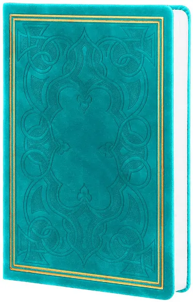 Agendă Victoria's Journals Old Book - A5, foi albe, turcoaz