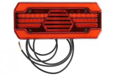 Stop spate stanga dreapta (LED, 12 24V, cu intermitent, cu stop, lumina de parcare, reflector, lungime cablu: 2m)