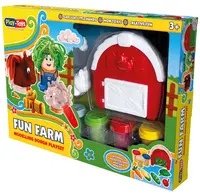 Set cu plastilină Play-Toys - Ferma distractivă