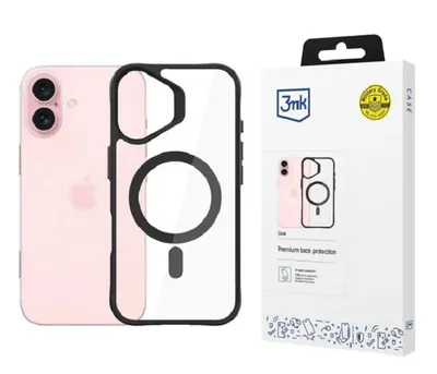 Husă 3mk - Satin Armor, iPhone 16 Plus, negru