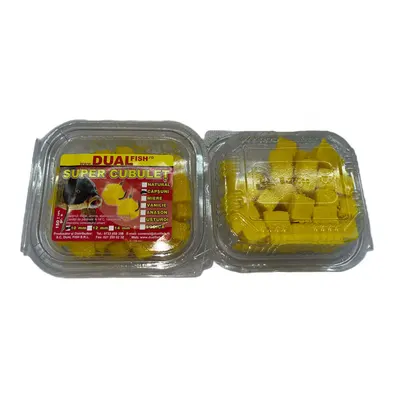 Mamaliga Super Cubulet 10 mm, aroma de CAPSUNA, 150 gr, Dual Fish