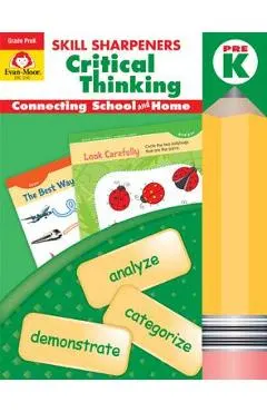 Skill Sharpeners Critical Thinking, Grade Prek