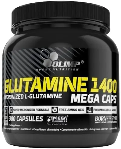 L-Glutamine Mega Caps, 1400 mg, 300 capsule, Olimp