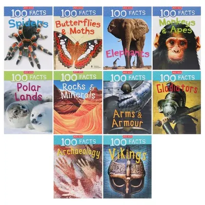 100 Facts Series by Steve Parker & Others 10 Books