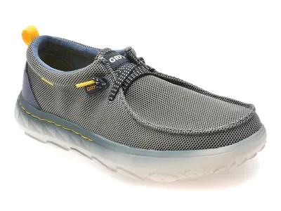 Mocasini GRYXX bleumarin, 211, din material textil