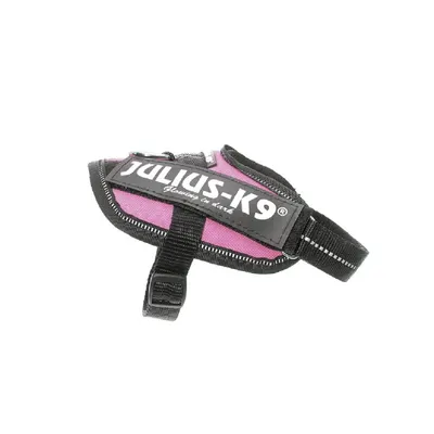 Ham ergonomic K9 Power Baby, roz, impermeabil, reflectorizant, 29-36 cm