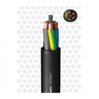 MCCG Cablu tip H07RN-F 3x10mm negru flexibil – cablu cupru cu manta din cauciuc pentru alimentari industriale