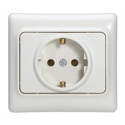 Priza schuko alb 16A 230V Legrand Kaptika