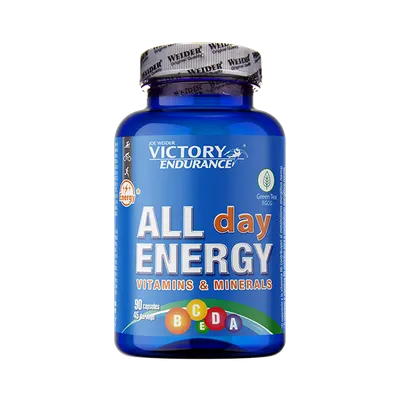 Complex de multivitamine si minerale capsule All Day Energy, 90 capsule, Weider